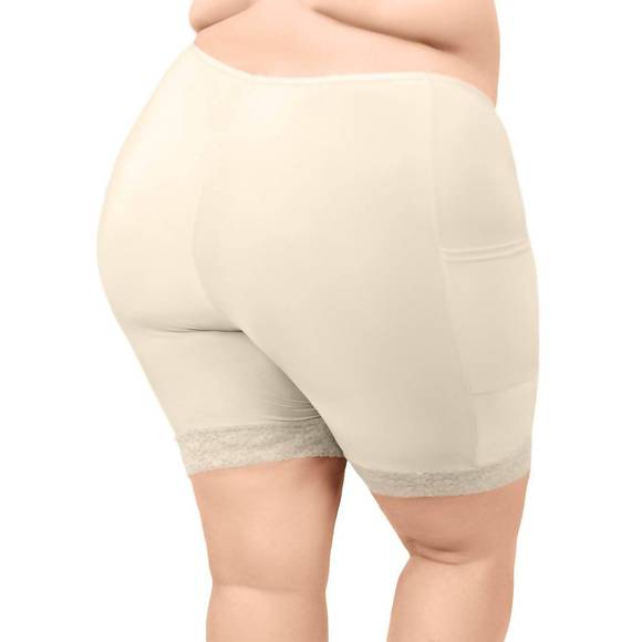 NEW UNDERSUMMERS cooling slipshort with 2 pockets in light beige - Picture 10 of 10